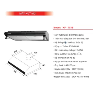 Máy hút mùi KAFF KF-703B