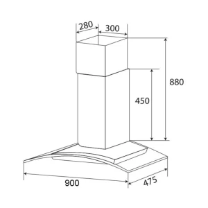 Máy hút mùi KAFF KF-GB985N