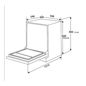 Máy rửa chén KAFF KF-W8001EU