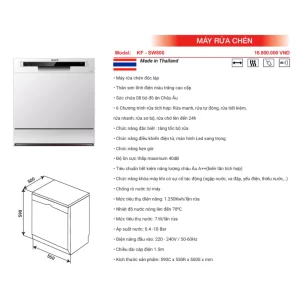 Máy rửa chén KAFF KF-SW800