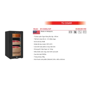 Tủ CIGAR KAFF KF-CG50L212P