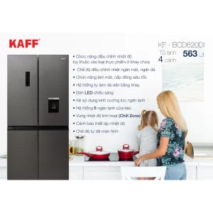 Tủ lạnh side by side KAFF KF-BCD620DI