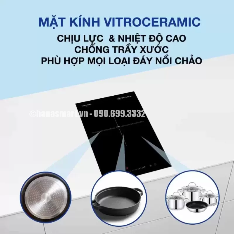 Bếp điện Domino Malloca MDR 301 - bep dien domino malloca mdr 301 1