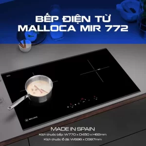 Bếp điện từ đôi Malloca MIR 772 - bep dien tu doi malloca mir 772 1