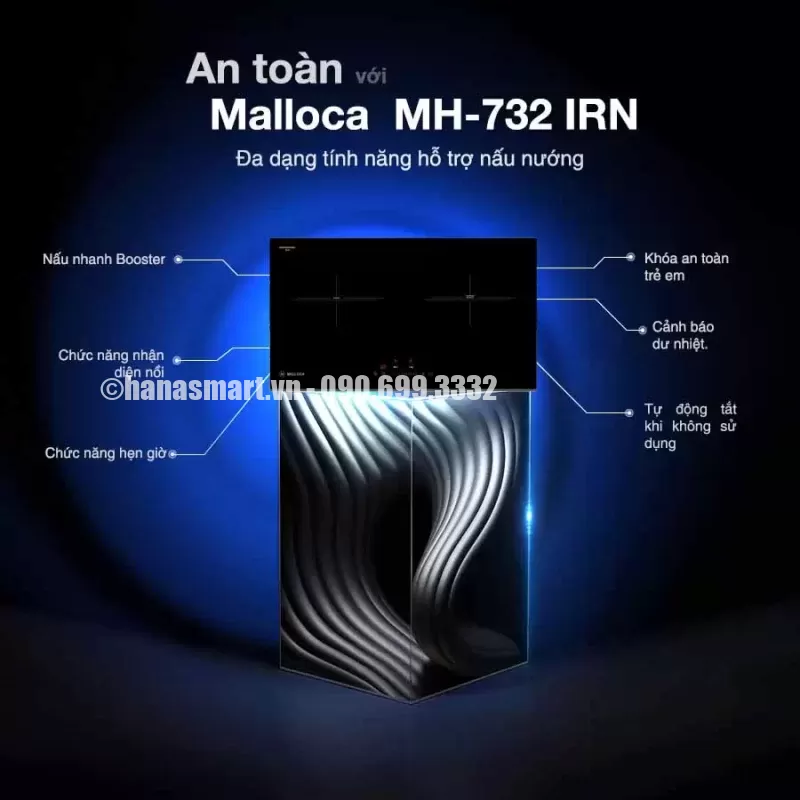 Bếp điện từ Malloca MH-732 IRN - bep dien tu malloca mh 732 irn 2