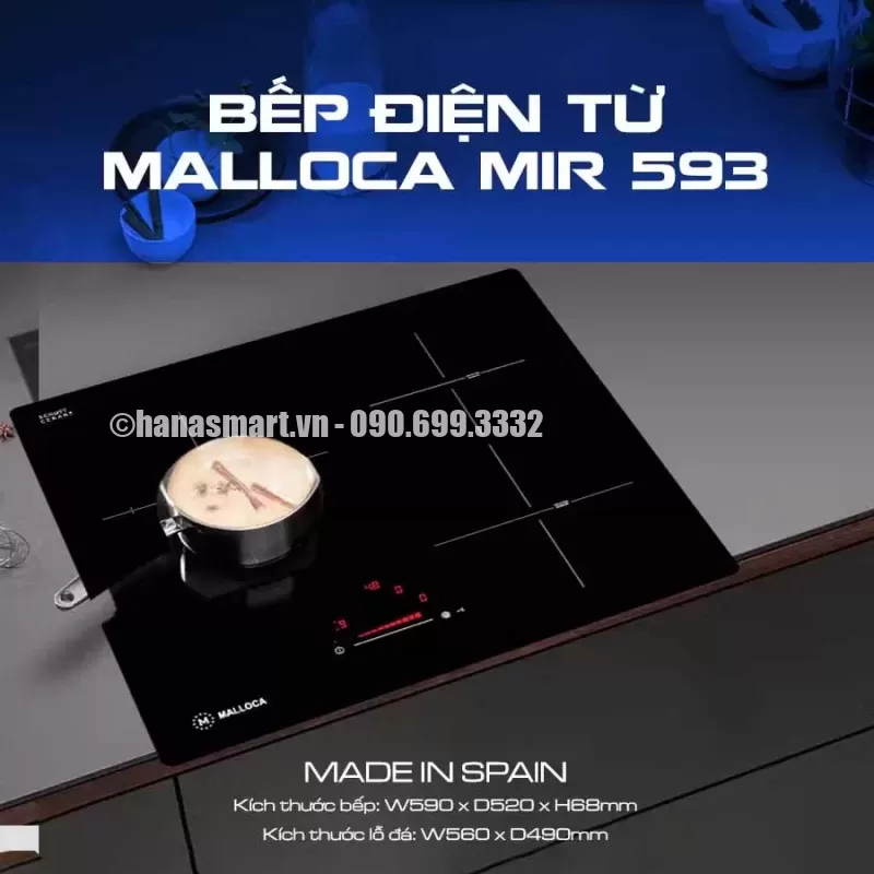 Bếp điện từ Malloca MIR 593 - bep dien tu malloca mir 593 5