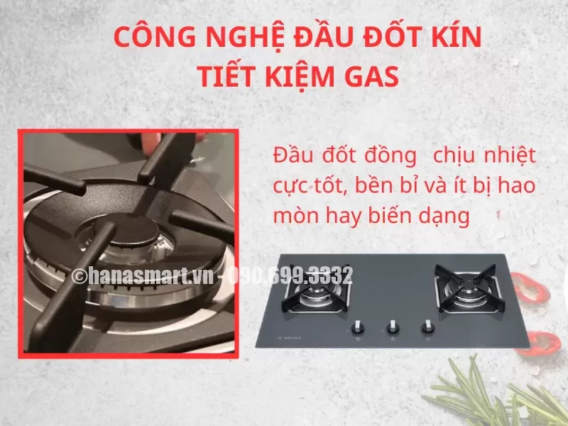 Bếp gas âm Malloca AS 9602DG - bep gas am malloca as 9602dg 2