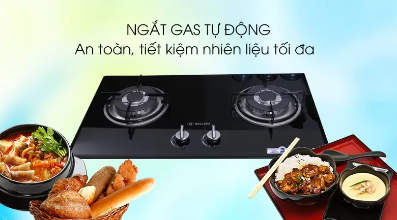 Bếp gas âm Malloca GHG 732A NEW