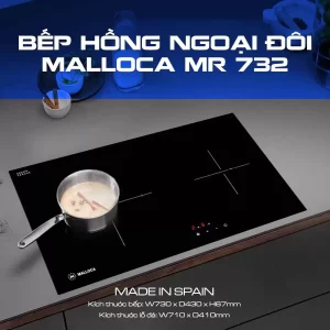 Bếp hồng ngoại đôi Malloca MR 732 - bep hong ngoai doi malloca mr 732 1