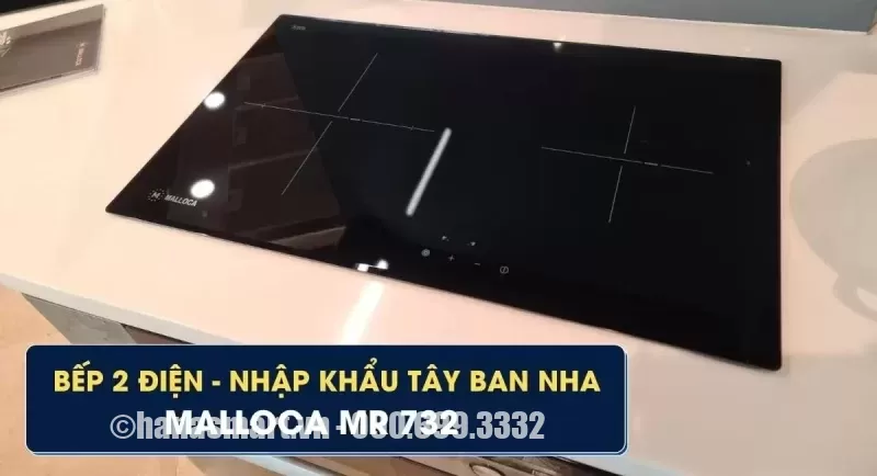 Bếp hồng ngoại đôi Malloca MR 732