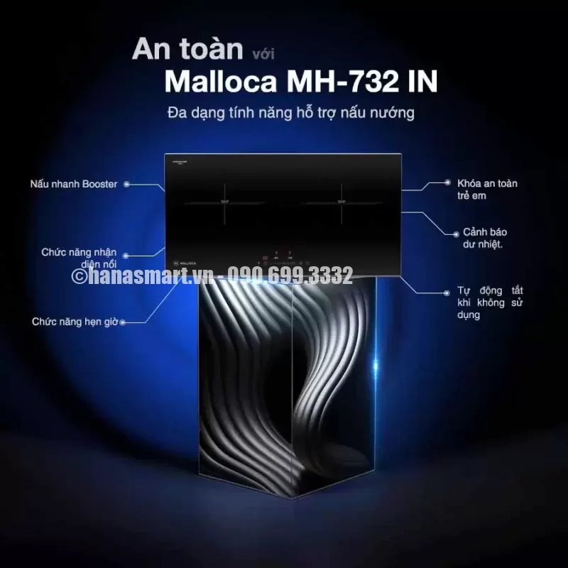 Bếp từ đôi Malloca MH-732 IN - bep tu doi malloca mh 732 in 2