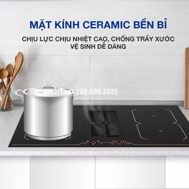 Bếp từ kết hợp hút mùi Malloca HIH-864 LI - bep tu ket hop hut mui malloca hih 864 li 3