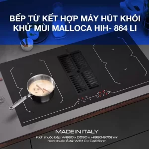 Bếp từ kết hợp hút mùi Malloca HIH-864 LI - bep tu ket hop hut mui malloca hih 864 li 4