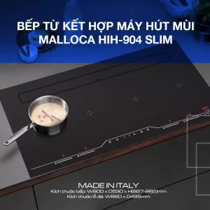 Bếp từ kết hợp hút mùi Malloca HIH-904 SLIM - bep tu ket hop hut mui malloca hih 904 slim 2