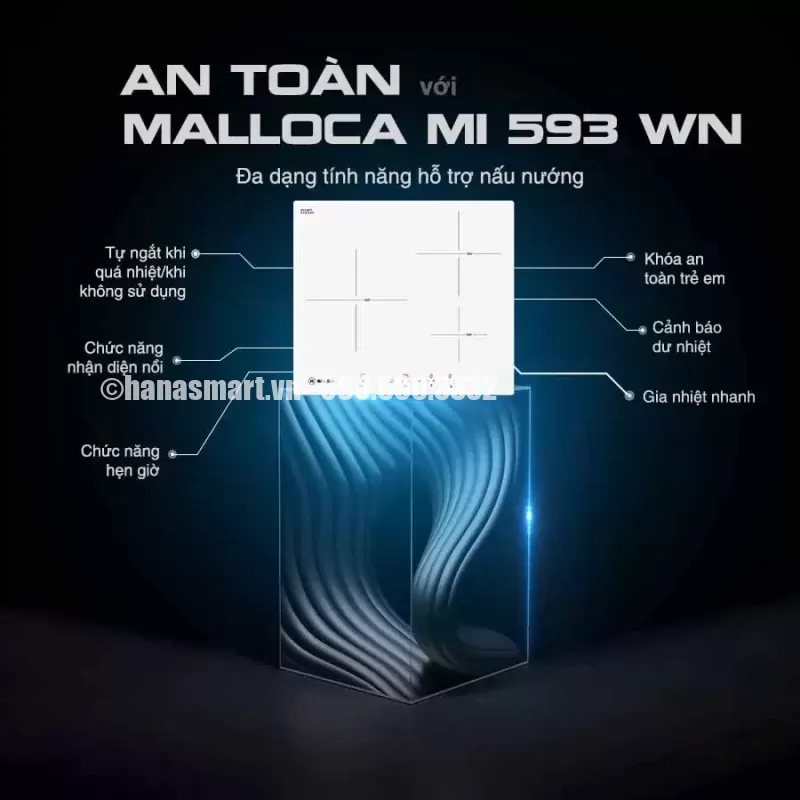 Bếp từ Malloca MI 593 WN - bep tu malloca mi 593 wn 2