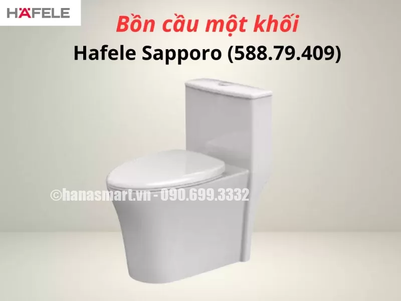 Bồn cầu một khối Sapporo Hafele 588.79.409 - bon cau mot khoi sapporo hafele 588 79 4095