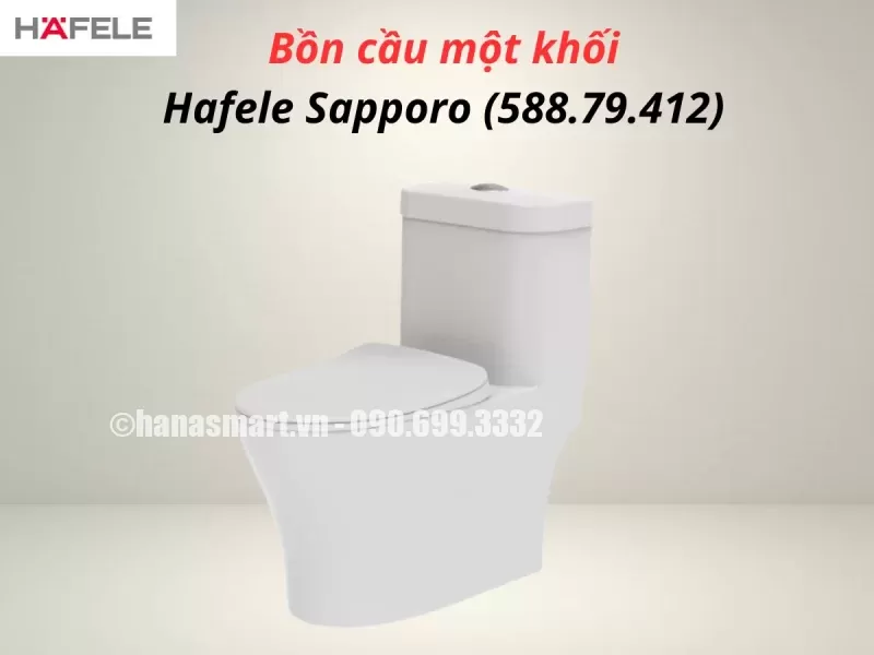 Bồn cầu một khối Sapporo Hafele 588.79.412 - bon cau mot khoi sapporo hafele 588 79 4125