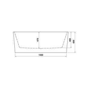 Bồn tắm độc lập Nagoya Hafele 588.99.620 - bon tam doc lap nagoya hafele 588 99 6206