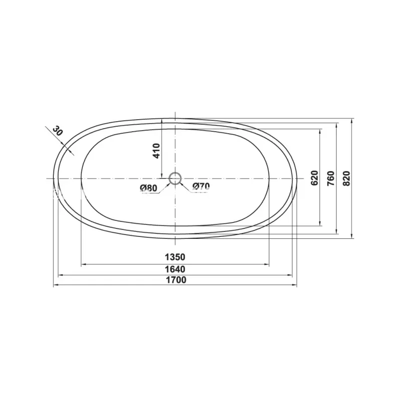 Bồn tắm độc lập Nagoya Hafele 588.99.620 - bon tam doc lap nagoya hafele 588 99 6207