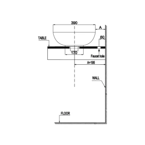 Chậu lavabo đặt bàn Hafele 588.79.030 Sapporo 585 - chau lavabo dat ban hafele 588 79 030 sapporo 5855