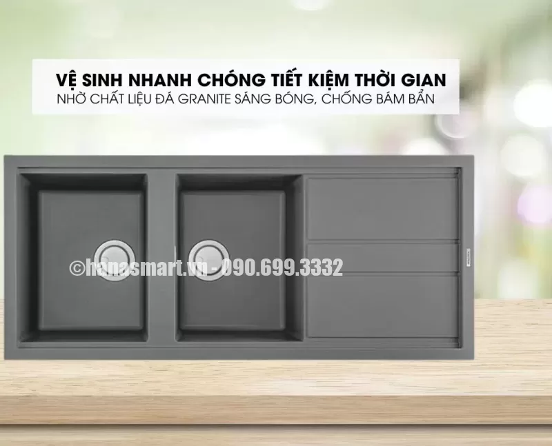 Chậu rửa chén Malloca TITANIUM K-50073 - chau rua chen malloca titanium k 50073 3