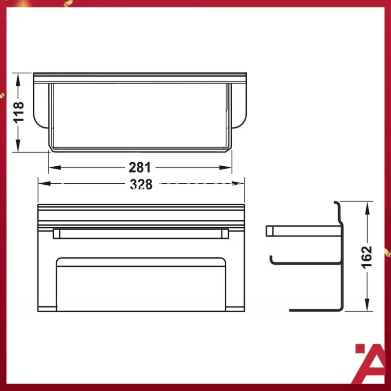 Giá đỡ đa năng Hafele 523.00.340 - gia do da nang hafele 523 00 3403