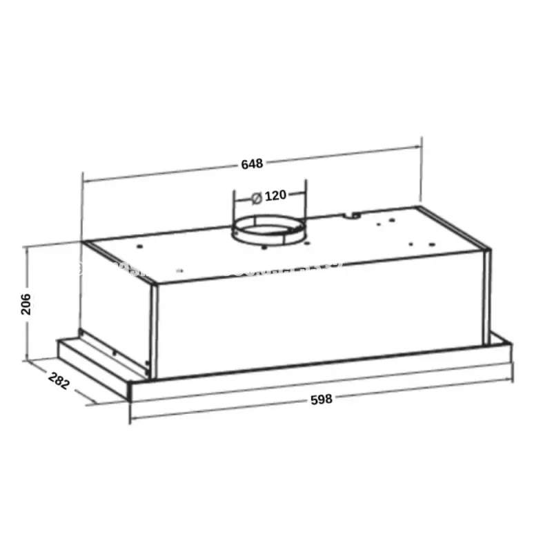 Máy hút mùi âm tủ GrandX GX H60F58B - may hut mui am tu grandx gx h60f58b 3