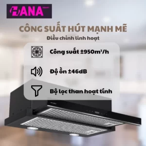 Máy hút mùi âm tủ GrandX GX H60F58B - may hut mui am tu grandx gx h60f58b 4