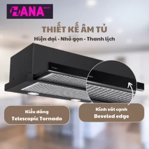 Máy hút mùi âm tủ GrandX GX H60F58B - may hut mui am tu grandx gx h60f58b 5