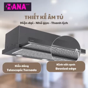 Máy hút mùi âm tủ GrandX GX H70F58G - may hut mui am tu grandx gx h70f58g 5