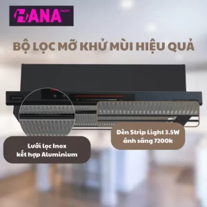 Máy hút mùi âm tủ GrandX GX H70F72B - may hut mui am tu grandx gx h70f72b 3