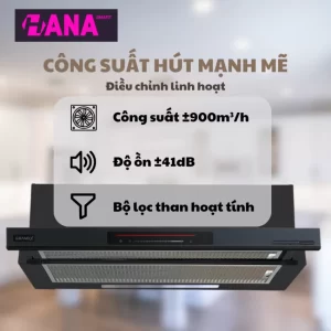 Máy hút mùi âm tủ GrandX GX H70F72B - may hut mui am tu grandx gx h70f72b 5