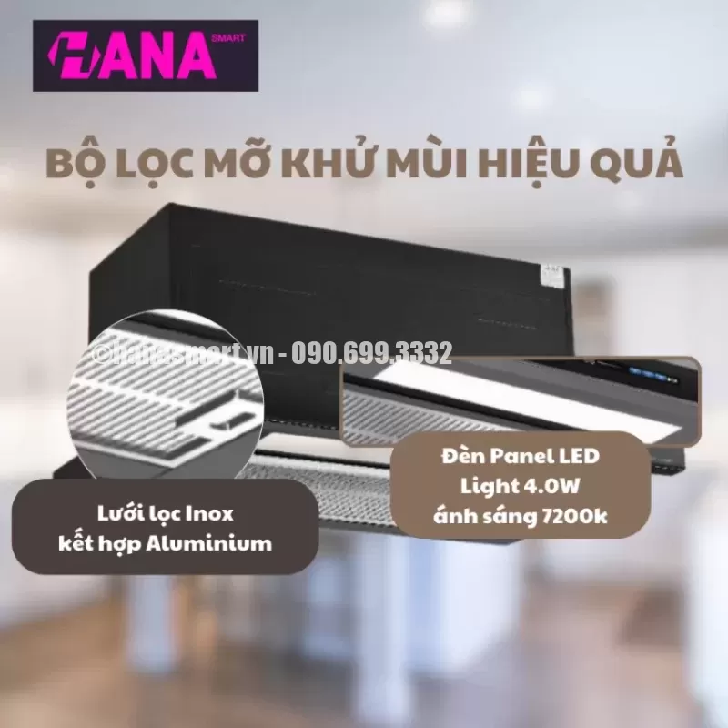 Máy hút mùi âm tủ GrandX GX H70F75B - may hut mui am tu grandx gx h70f75b2