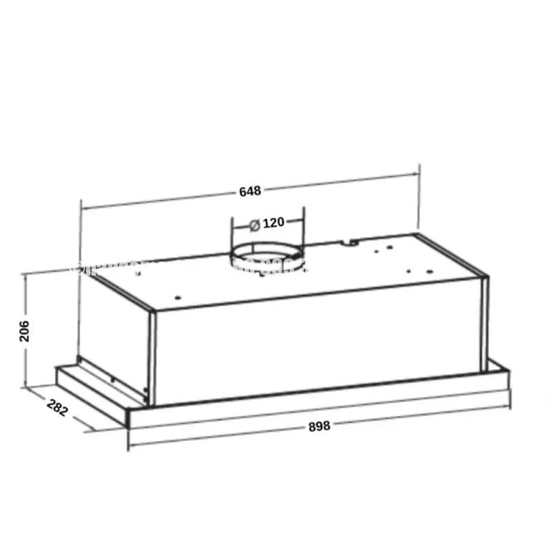 Máy hút mùi âm tủ GrandX GX H90F58B - may hut mui am tu grandx gx h90f58b 1