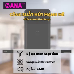 Máy hút mùi áp tường GrandX GX H70C69G - may hut mui ap tuong grandx gx h70c69g 8