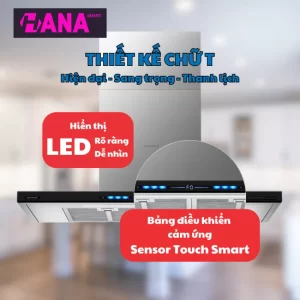 Máy hút mùi áp tường GrandX GX H70T78B - may hut mui ap tuong grandx gx h70t78b 3