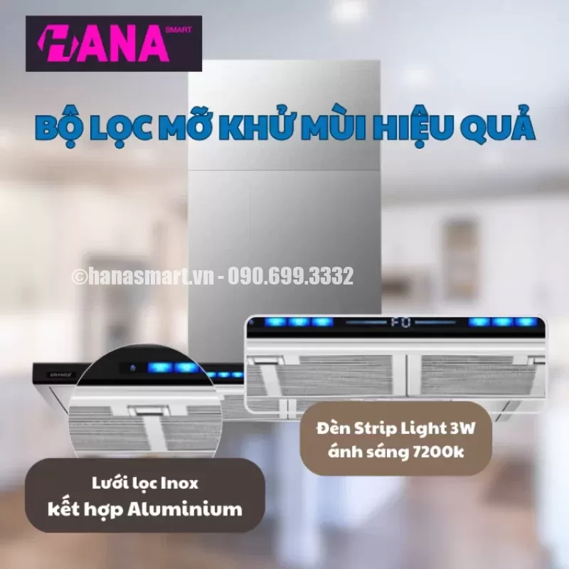 Máy hút mùi áp tường GrandX GX H70T78B - may hut mui ap tuong grandx gx h70t78b77