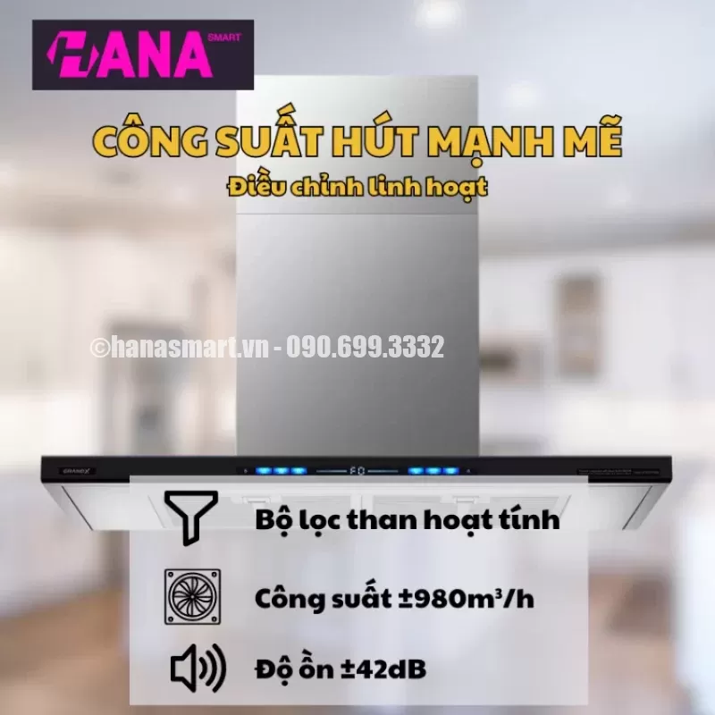 Máy hút mùi áp tường GrandX GX H70T78B - may hut mui ap tuong grandx gx h70t78b8