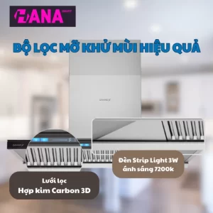 Máy hút mùi áp tường GrandX GX H70T81B - may hut mui ap tuong grandx gx h70t81b 1