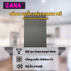 Máy hút mùi áp tường GrandX GX H70T81G - may hut mui ap tuong grandx gx h70t81g 8