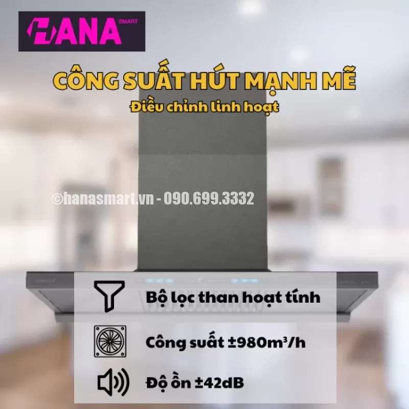 Máy hút mùi áp tường GrandX GX H70T81G - may hut mui ap tuong grandx gx h70t81g 8