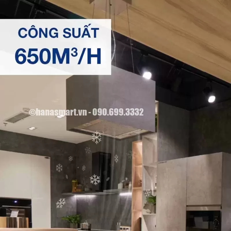 Máy hút mùi đảo Malloca CONCRETE K-400 - may hut mui dao malloca concrete k 4007