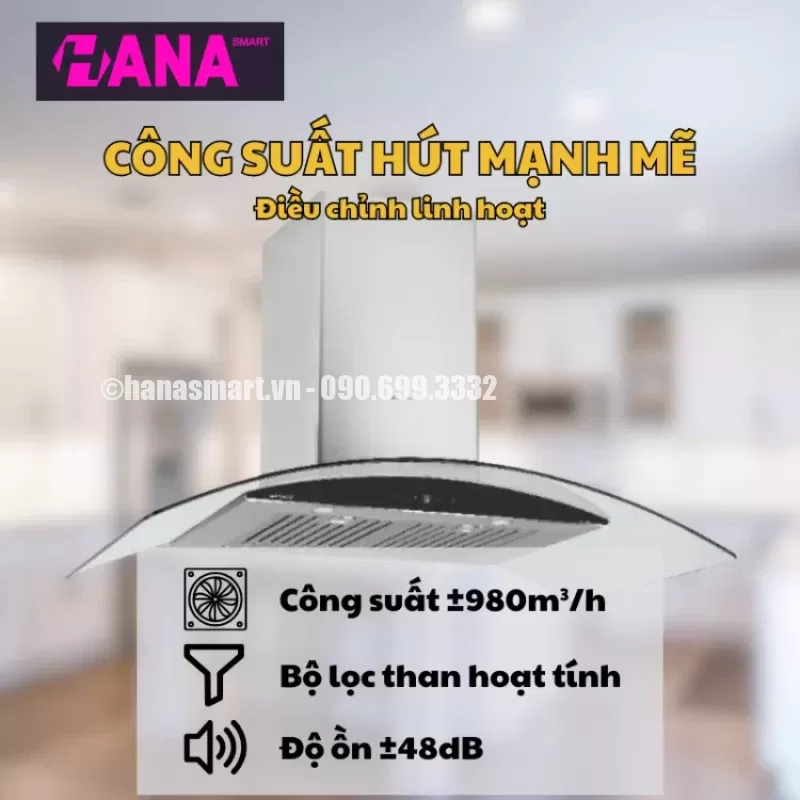 Máy hút mùi GrandX GX H70C55 - may hut mui grandx gx h70c55 2