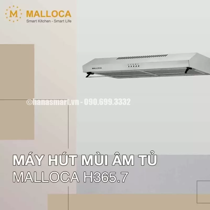 Máy hút mùi Malloca H365.7 - may hut mui malloca h365 7 9