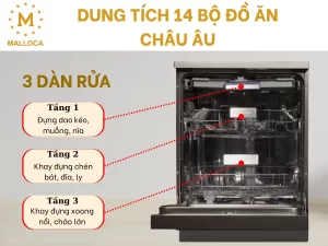 Máy rửa chén Malloca MDW14-BS10TFT - may rua chen malloca mdw14 bs10tft 3