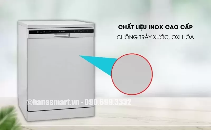 Máy rửa chén Malloca WQP12-5201E