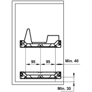 Rổ bát đĩa Presto Hafele 544.40.003 - ro bat dia presto hafele 544 40 0032