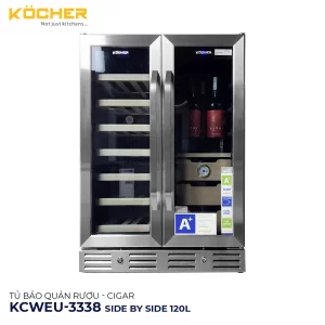 Tủ bảo quản rượu – Cigar Kocher CWEU-3338 - tu bao quan ruou cigar kocher cweu 3338 8