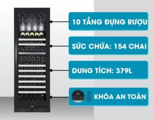 Tủ rượu Malloca MWC-180BG - tu ruou malloca mwc 180bg 4