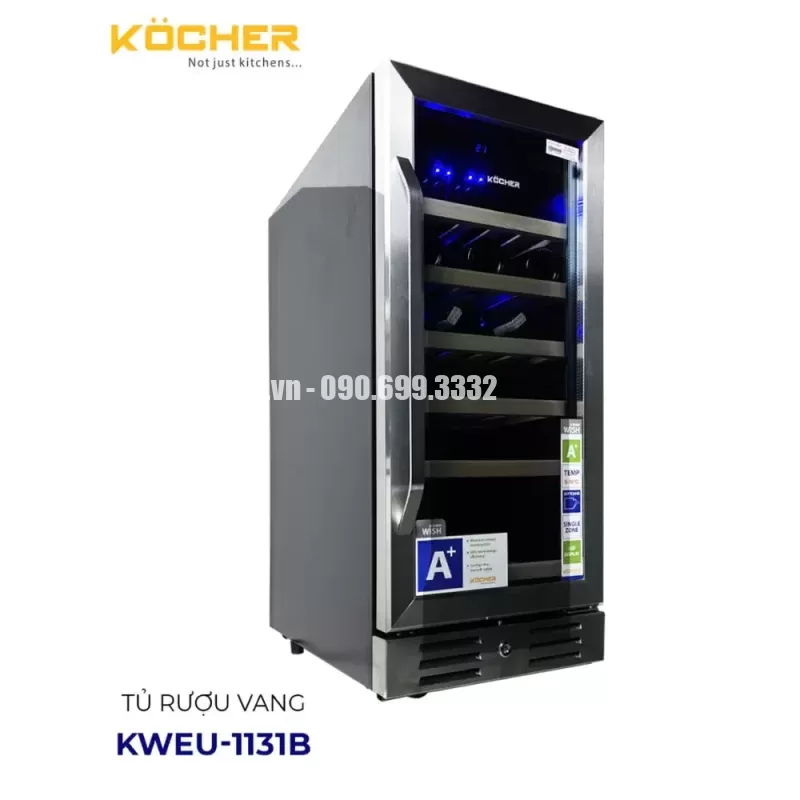 Tủ rượu vang Kocher KWEU-1131B - tu ruou vang kocher kweu 1131b1